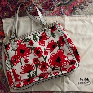 Coach purse with dust bag, VGUC